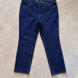 Old Navy Women's Indigo Straight Leg Jeans